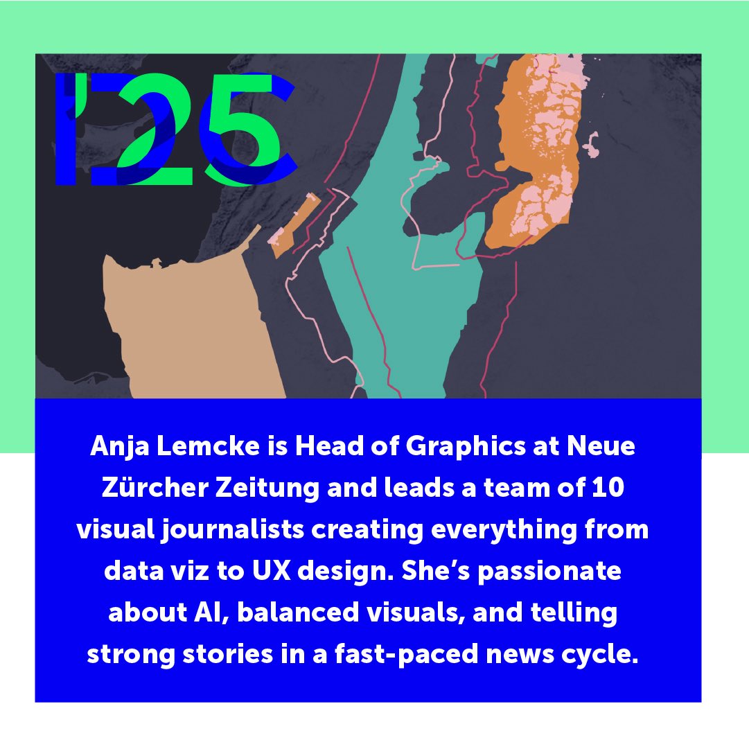 Infodesigncon's tweet photo. Up next at #IDC25: Anja Lemcke — visual journalist at NZZ 🇨🇭
She’ll show how one of Switzerland’s leading newspapers uses info design &amp; visual storytelling to explain complex topics and reach wide audiences. 💡
🗓️ Oct 31, 2025 | 📍 Hilversum
🎟️ Tickets: https://t.co/EYMfYA29bw https://t.co/fq8qzeQbS9