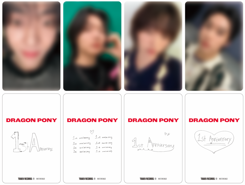 TOWER_Shibuya's tweet image. 【#タワ渋kpop】

タワレコ渋谷店限定特典付き
＃DragonPony『#NotOut』

5Fにて大好評販売中⚡

🎁デビュー1周年記念フォトカード(4種ﾗﾝﾀﾞﾑ)
🔗towershibuya.jp/news/2025/10/0…

日本語コメント＆MV放映中🎥
訪店時にいただいたサイン色紙もあります‼

サイン入り大型パネル展の開催は10/13(月)まで💦