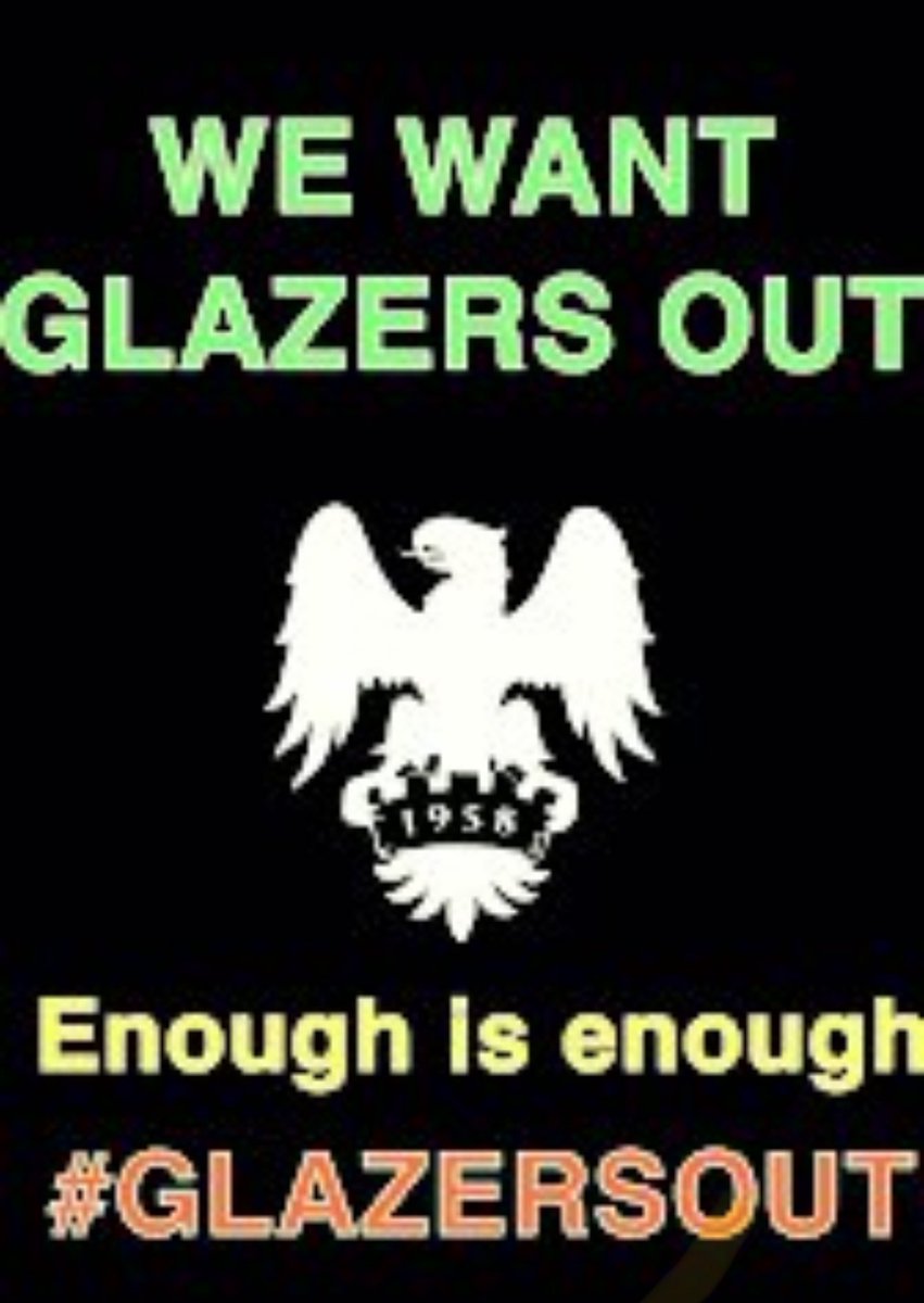 Get Out
#GlazersOut
#GlazersSellManUtd
#GlazersFullSaleOnly #GlazersAndRatcliffeOut