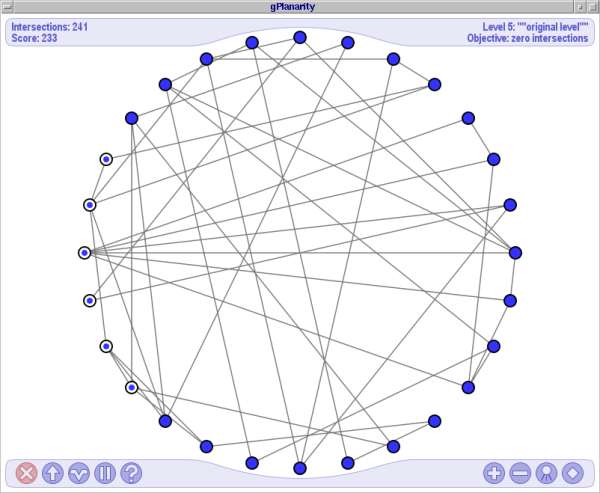 ArchiveOS's tweet image. gPlanarity – a simple puzzle game involving untangling planar graphs for fun and prizes. If you tend to get addicted to cute little math puzzles, this one is a doozy. archivegame.org/gplanarity/ #game #puzzle #linux #bsd #unix