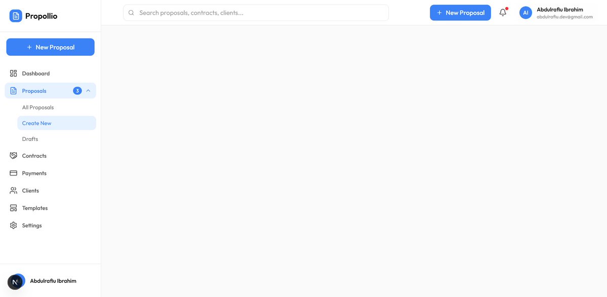 Abdulrafiu_dev's tweet image. 🚀 Making steady progress on my SaaS!
Just wrapped up the onboarding flow and dashboard layout. The goal? Help freelancers turn proposals into signed contracts — and get paid faster 💸
#buildinpublic #SaaS #Nextjs #Nodejs #IndieHackers
