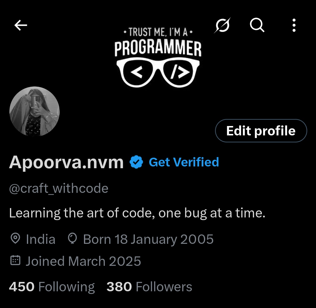 craft_withcode's tweet image. Guys what about reaching 400 today 😁