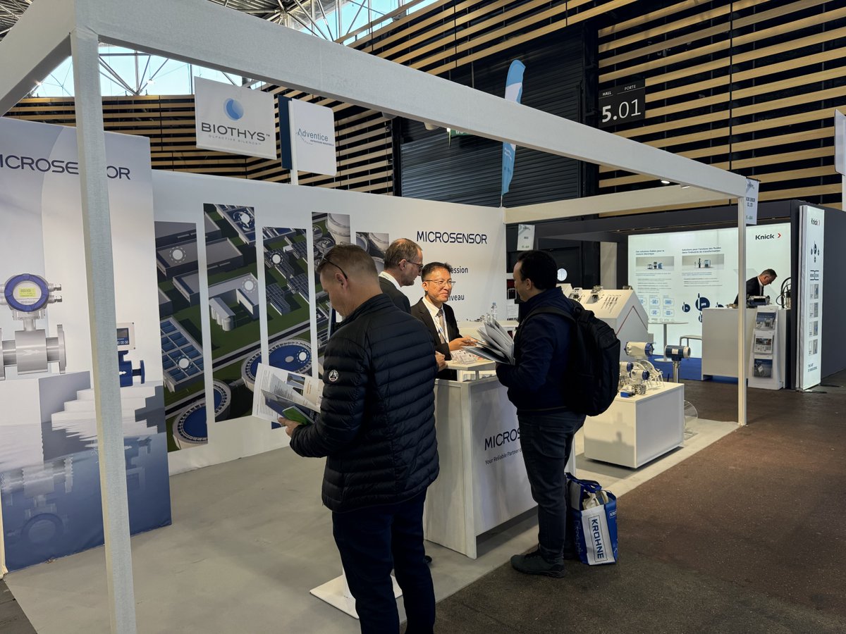 MicroSensorHome's tweet image. Bonjour from Pollutec 2025 🇫🇷🌿 
We’re excited to be part of the world’s leading event for environmental and energy solutions.
Sharing our measurement technologies that support smarter, more sustainable industries.
Come and visit us at booth H5-A044.
#POLLUTEC #MicroSensor
