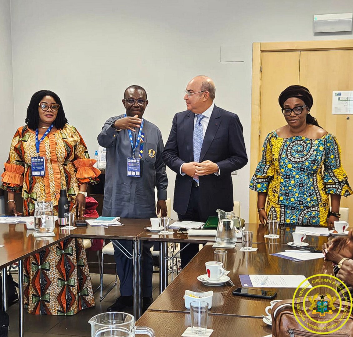 MoGCSP_Ghana's tweet image. #Ghana&apos;s Minister for Gender, Hon. Dr. Agnes Naa Momo Lartey, participates in the 2025 #OpenParliamentDay in #Spain, highlighting the country&apos;s commitment to advancing #genderequality and #socialinclusion through open governance.