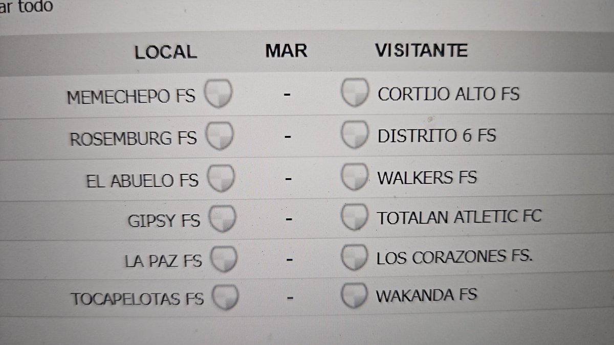 Publicado Calendario AMFS SENIOR LIGA 25-26 y primera Jor del finde del 17 al 19 de octubre.