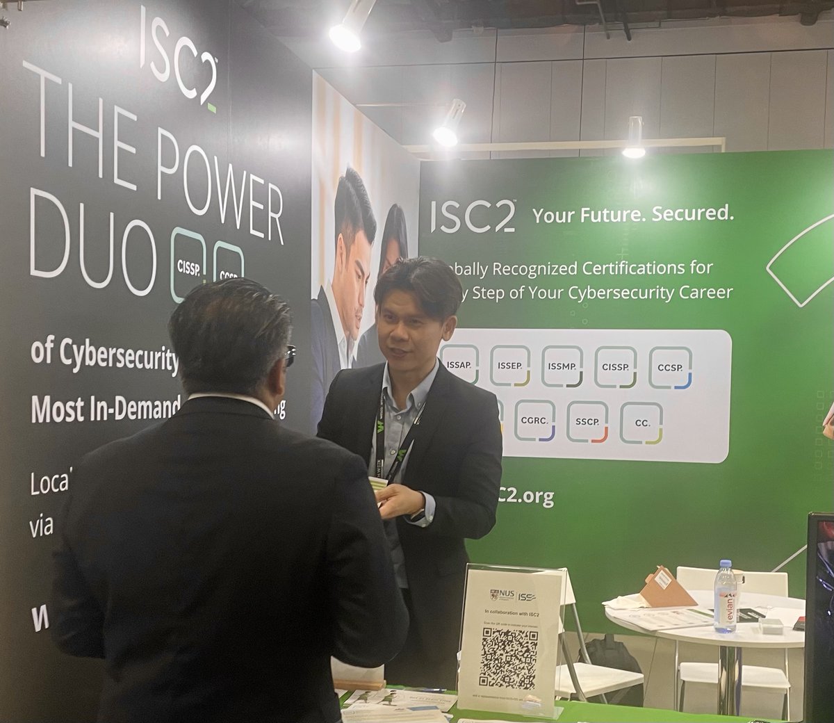 ISC2APAC's tweet image. It was a busy start at Tech Week Singapore! Visit us at Level 1, Cyber Security World, booth N34 and learn more about our certifications.
💡Attend our CGRC info session on Oct 9, 13:00-14:00 SGT at the AI and Cybersecurity Lab and earn CPE credits
#TechWeekSingapore2025