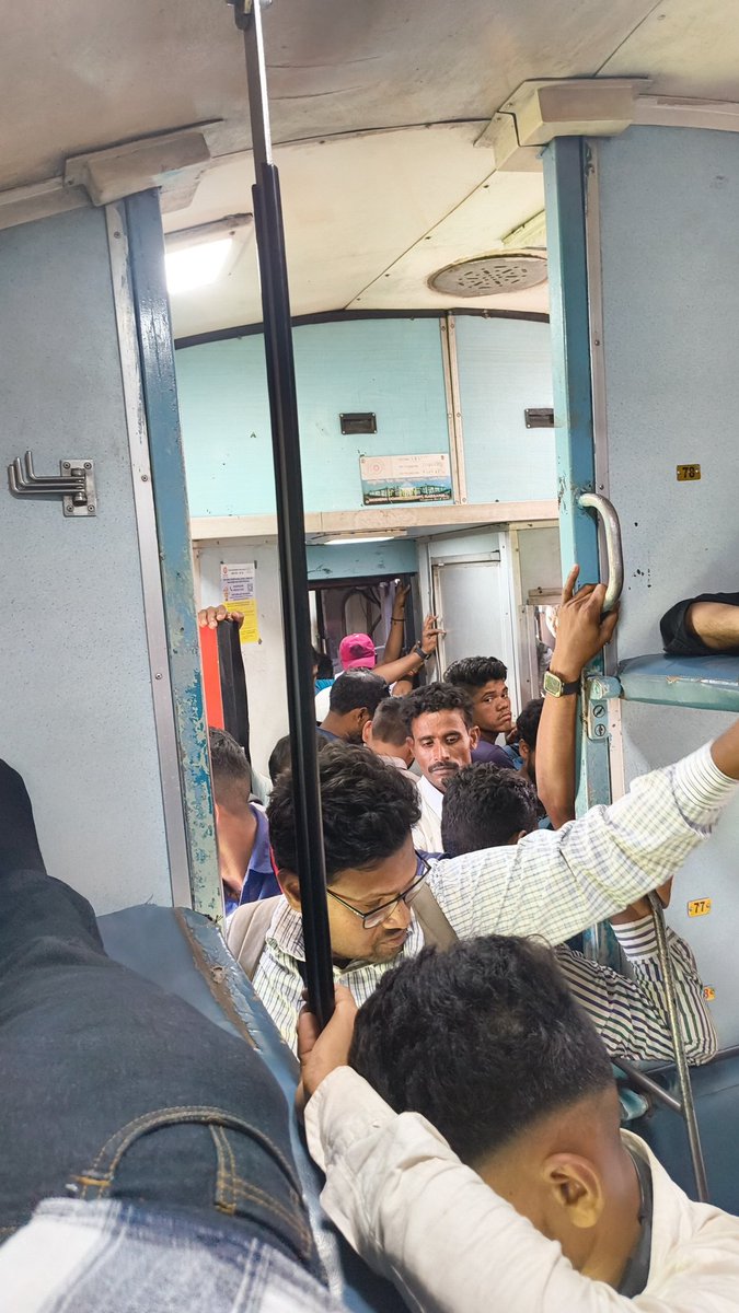 Atulcr7_07's tweet photo. How is someone suppose to use the toilet.
Where even a reservation feels like a general coach. The pathetic condition of indian railways continues. Even after paying we feel like,we don't belong to our seats.
Train:- 22159
Coach:- S1
@RailwaySeva @RailMinIndia @Central_Railway https://t.co/1KZ9F55c7i