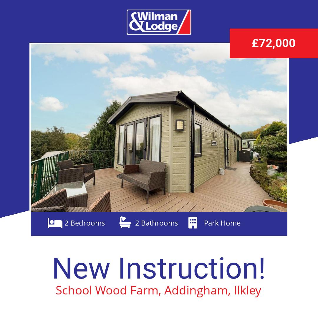 WilmanLodge's tweet image. ⭐ NEW INSTRUCTION ⭐

🏠 For Sale 2 Bed Park Home £72,000

📍School Wood Farm, Addingham, Ilkley, LS29 9JU

View property here: psh.pt/sg1ioq6a

Contact Us for more details:
📞 Tel: 01535 435940
📩 Email: crosshills@wilman-lodge.co.uk

#propert