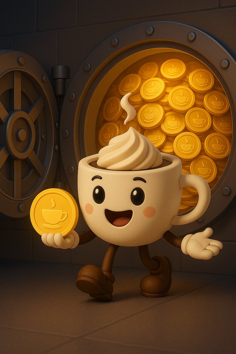 itsmocha_cup's tweet photo. “Stored with trust, brewed with value.” ☕💰
#MochaVault #MochaVerse #CryptoCafe #StayBrewing #CoffeeAndCrypto #MochaSecurity #3DArt #DigitalTreasures #Solana https://t.co/knAPkz9y8L