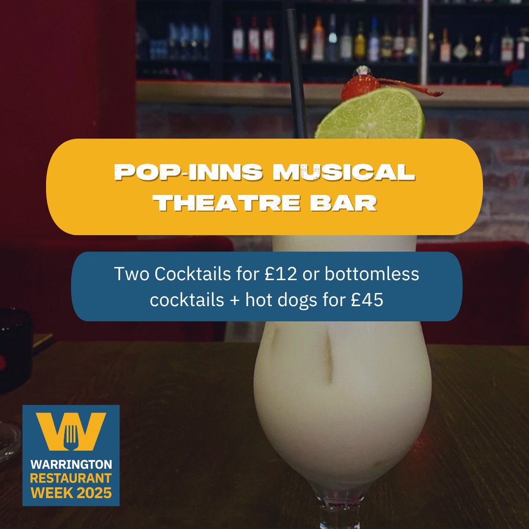 Make the most of Warrington Restaurant Week and plan a date night or post-work meal out 🍽️ 

With special menus, exclusive deals and exciting offers running all week, it’s the perfect excuse to book that table and try out somewhere new.  

#WarringtonRestaurantWeek