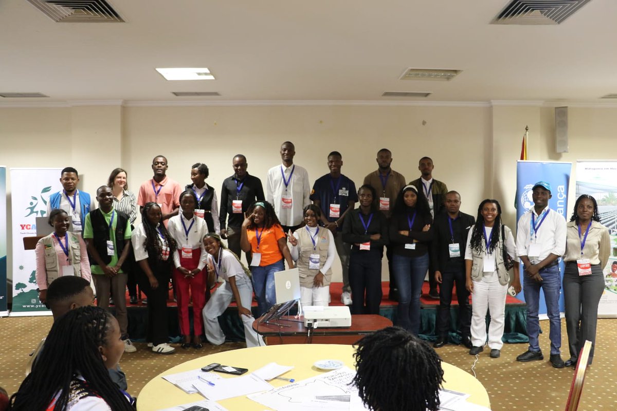 wwf_moz's tweet photo. Realizou-se em Maputo nos dias 2 e 3 a 3ª Conferência de Jovens sobre Mudanças Climáticas (CLCJ).  

O evento reuniu jovens de várias províncias do país para debater soluções inovadoras e inclusivas no combate às mudanças climáticas. #sustentabilidade https://t.co/JIrDpedrth