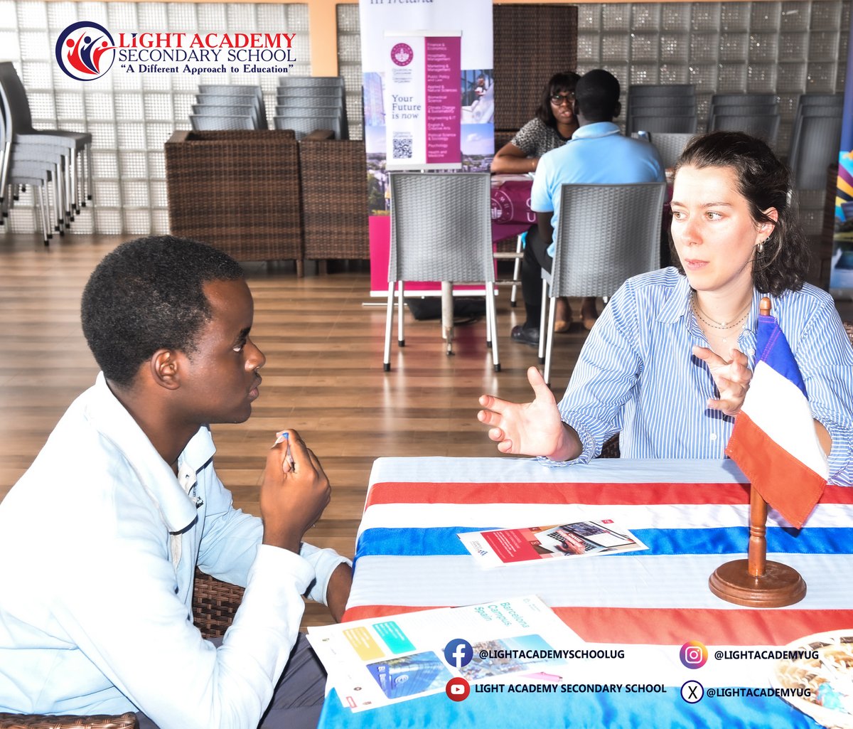 LIGHTACADEMYUG's tweet photo. We were honored to welcome representatives from renowned global universities to our annual University Fair, held at Light academy s.s.
#lightacademy s.s
#studyabroad
#adifferent #approach to #education https://t.co/9nJuOSzJ8m