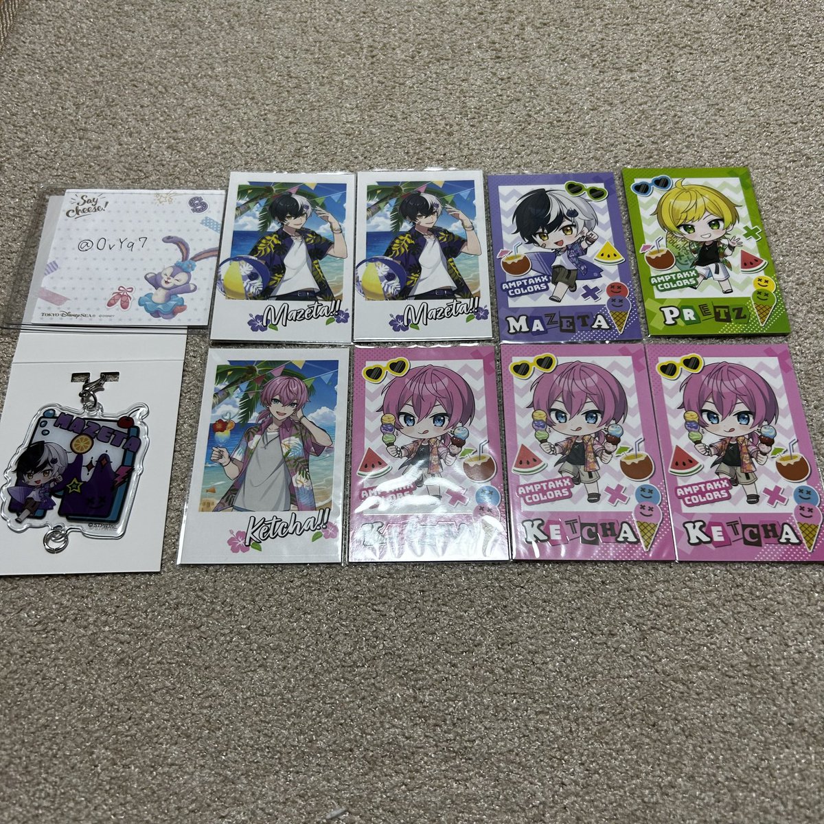 AMPTAK 2025Summer グッズ 交換

譲) 画像のもの
求) ❤️(フォトカ デフォ＞等身)

郵送での交換希望 お気軽にお声掛けください
 #AMPTAKグッズ交換  #AMPTAKxCOLORSグッズ交換