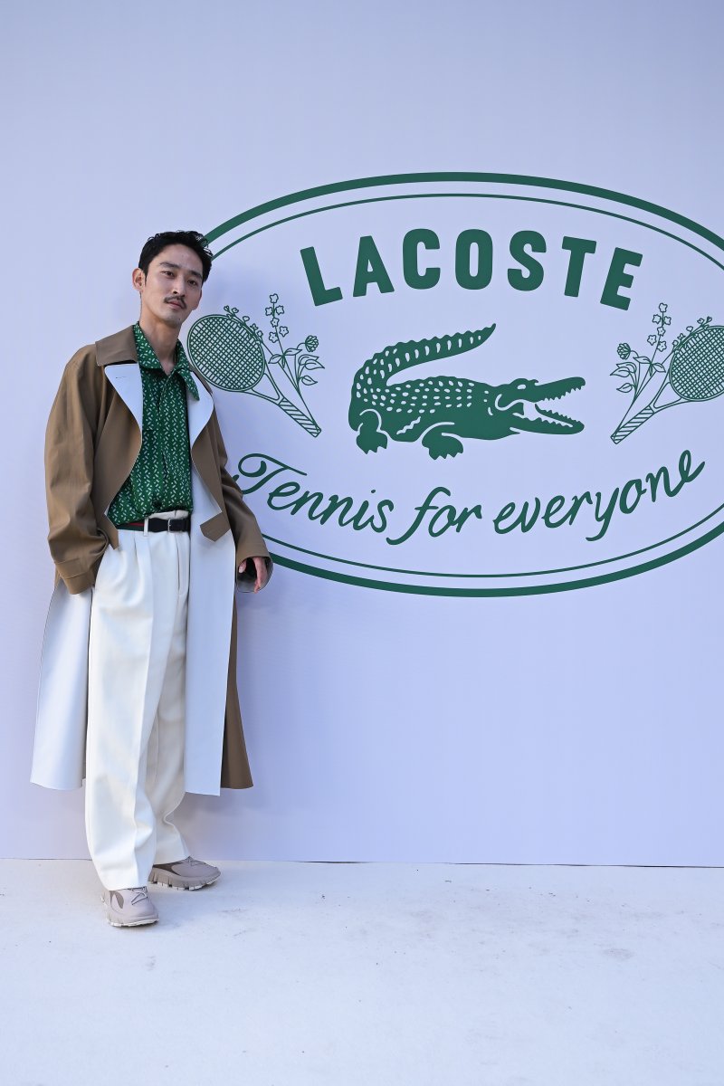 上杉柊平さんが新作ランウェイショーに来場✨ ラコステならではの