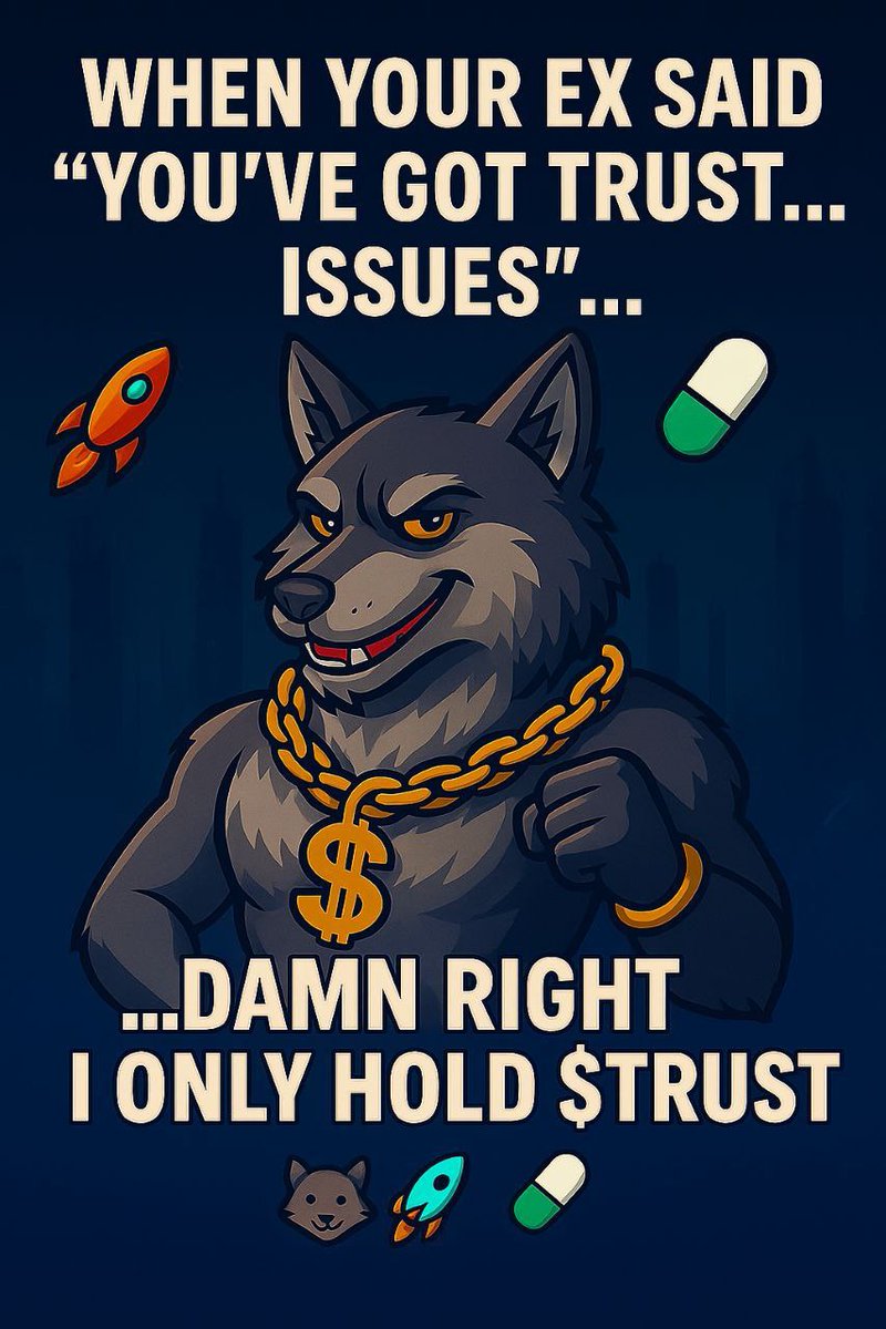 🐺 Unlock the #TrustCoin lore: What does our fierce Wolf mascot really stand for? 🛡️

The Wolf isn't just cute – it's the ultimate symbol of PACK POWER!  
• **Loyalty**: Wolves run with their crew, no backstabbing. In $TRUST, we're building a fam that HODLs through thick &amp; thin!