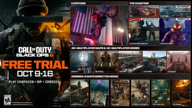 PSUdotcom's tweet image. Call Of Duty Black Ops 6 Free Trial Confirmed For Oct. 9 — 16, Includes Campaign, Multiplayer &amp;amp; Zombies
psu.com/news/call-of-d…
#CallOfDutyBlackOps6 #FreeTrial #PS5 #PS4 #news