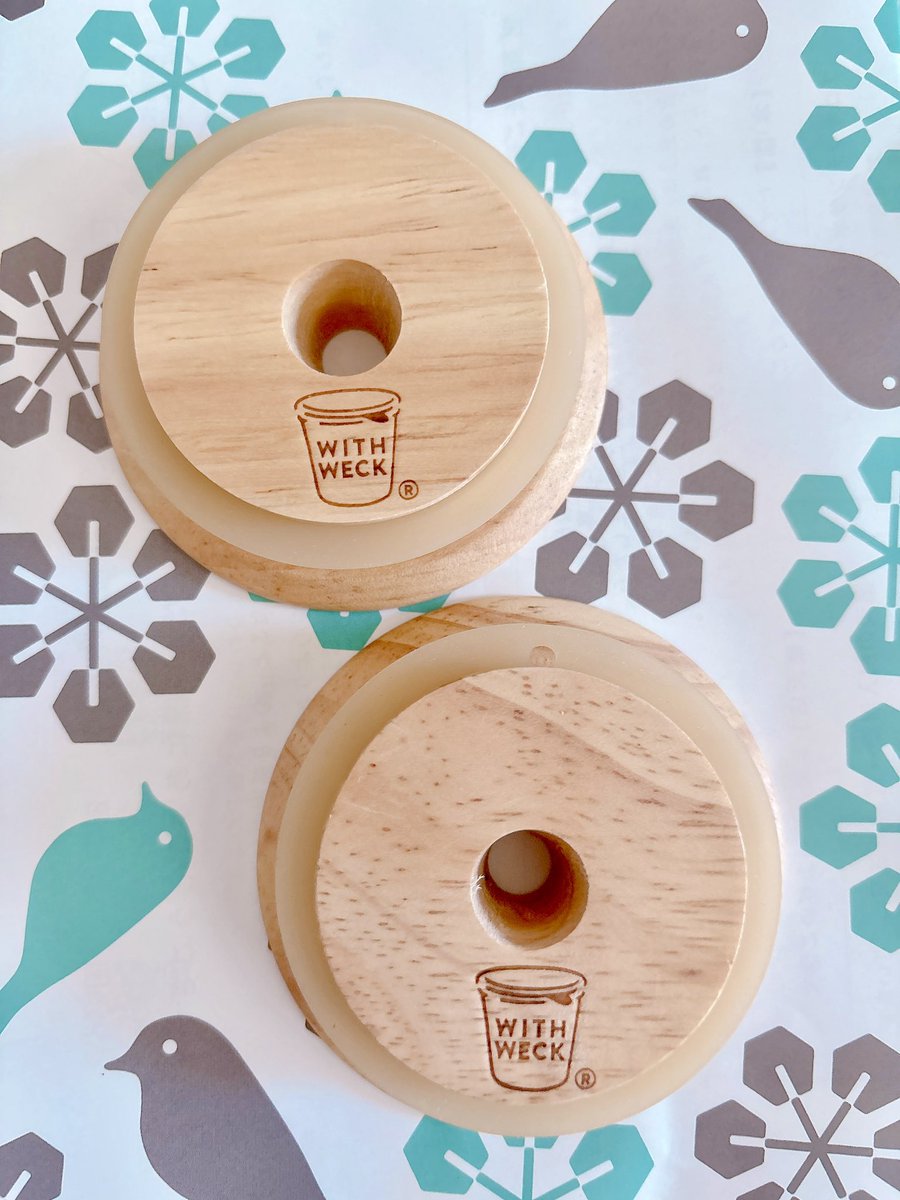 kuromii9638m's tweet image. 蓋が届いたのですよ♪早速何か飲んでみよう♡⃛♡⃛♡⃛とウキウキで、いつものガラスストローを指してみようとしたら...
通らなかった🤣🤣ストロー買ってこないと🥤なにより、蓋の方がお高いのよ！！！

#WECK