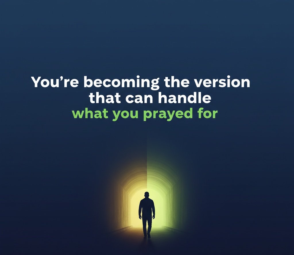 DaveconvertsNow's tweet image. Sometimes, the reason you’re not confident…

is because you’re still becoming the version of you that can handle what you prayed for.

Keep growing — it’ll make sense soon.

#Mindset #Copywriting #Growth
