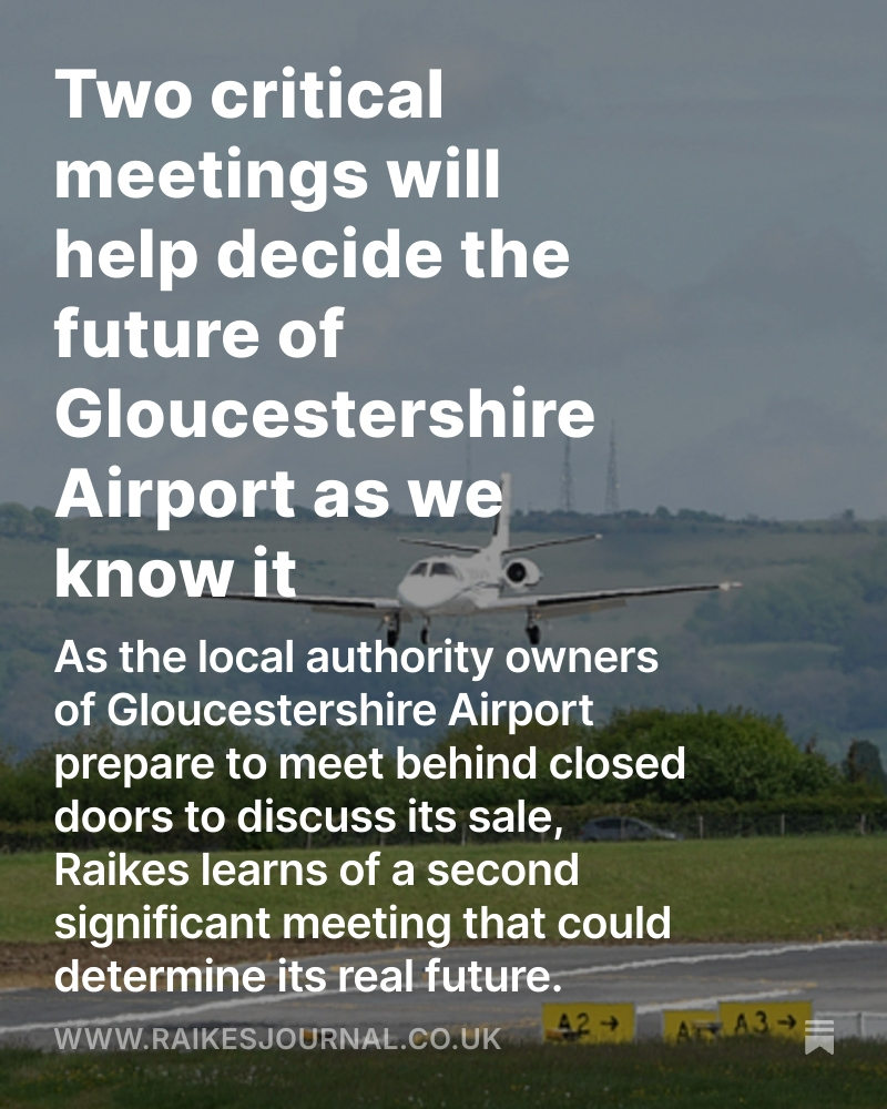The Raikes Journal (@raikesjournal) on Twitter photo A meeting takes place behind closed doors today about the sale of a public asset for £25m-plus.
raikesjournal.co.uk/p/two-critical…
#business | #glosbiz | <a href="/GlosCC/">Gloucestershire CC</a> | <a href="/GlosAirport/">Glos Airport Ltd</a> | #aviationnews | <a href="/CheltenhamBC/">Cheltenham Borough Council</a> | <a href="/CheltChamber/">Cheltenham Chamber of Commerce</a> A meeting takes place behind closed doors today about the sale of a public asset for £25m-plus.
raikesjournal.co.uk/p/two-critical…
#business | #glosbiz | <a href="/GlosCC/">Gloucestershire CC</a> | <a href="/GlosAirport/">Glos Airport Ltd</a> | #aviationnews | <a href="/CheltenhamBC/">Cheltenham Borough Council</a> | <a href="/CheltChamber/">Cheltenham Chamber of Commerce</a>