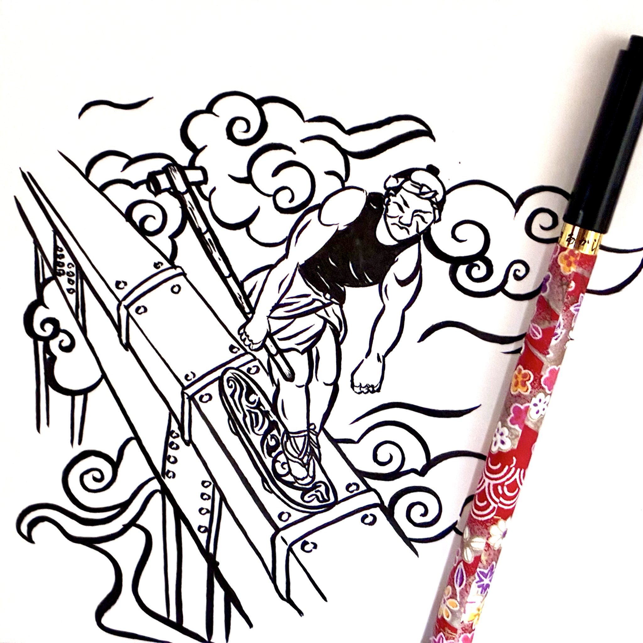 Tenten Dou 天々堂 ◇ 書道・墨絵・3D◇ on X: 