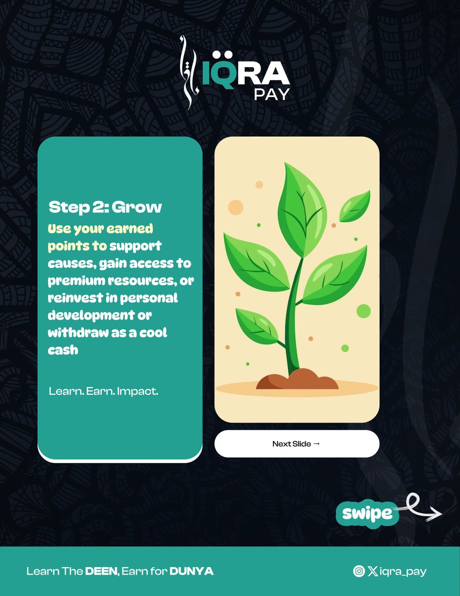 iqra_pay's tweet photo. Read → Earn → Grow

With IqraPay , learning meets reward, and knowledge becomes impact. 🌱

💬 Join the Waitlist:
👉 https://t.co/IfaZI5Oy4s

🌐 Stay Connected:
🔹 X: https://t.co/9Rg5sgfAWR https://t.co/UwUHTnc7F3