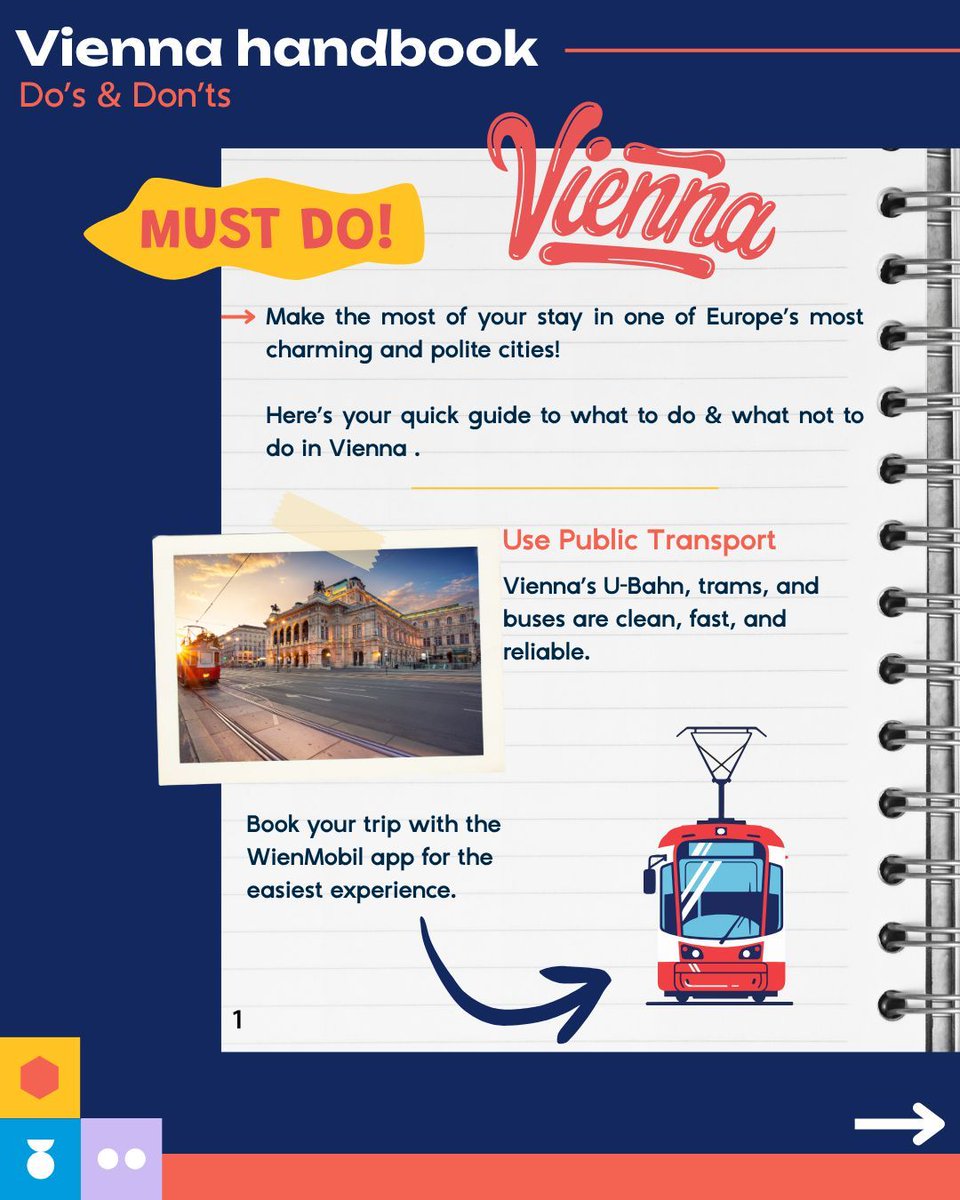 DrupalConEur's tweet image. 🌟 Vienna Handbook: Do’s & Don’ts
Get ready for your trip to Vienna and make the most of your stay! 💙
Explore the local culture, use the city’s convenient transport, and pick up a few basic German words. Locals will appreciate it!
#DrupalConVienna #DrupalCommunity #Vienna