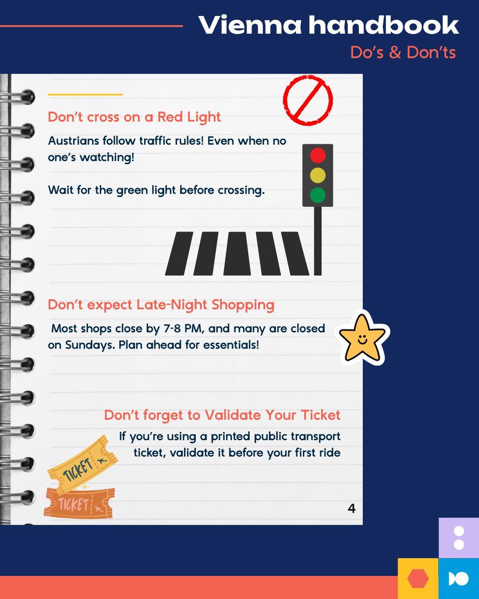 DrupalConEur's tweet image. 🌟 Vienna Handbook: Do’s & Don’ts
Get ready for your trip to Vienna and make the most of your stay! 💙
Explore the local culture, use the city’s convenient transport, and pick up a few basic German words. Locals will appreciate it!
#DrupalConVienna #DrupalCommunity #Vienna