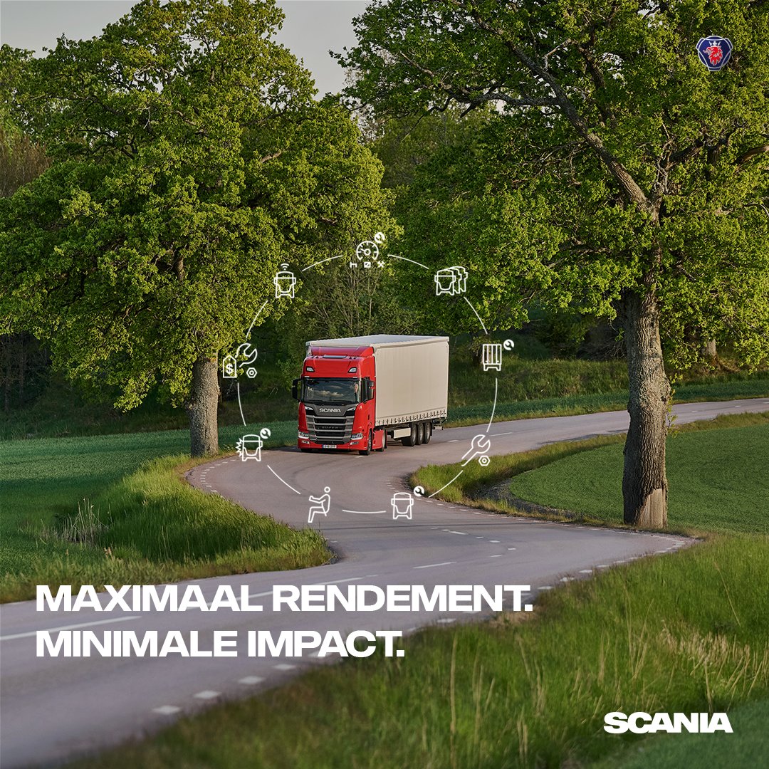 Scania Services 360 biedt overzichtelijke en modulaire servicecontracten, van digitale tools tot volledige onderhouds- en reparatiezekerheid. Flexibel afgestemd op uw risico én productiviteit, 24/7.

Meer weten? 
scania.com/nl/nl/home/cam…

Your guide to sustainable transport.