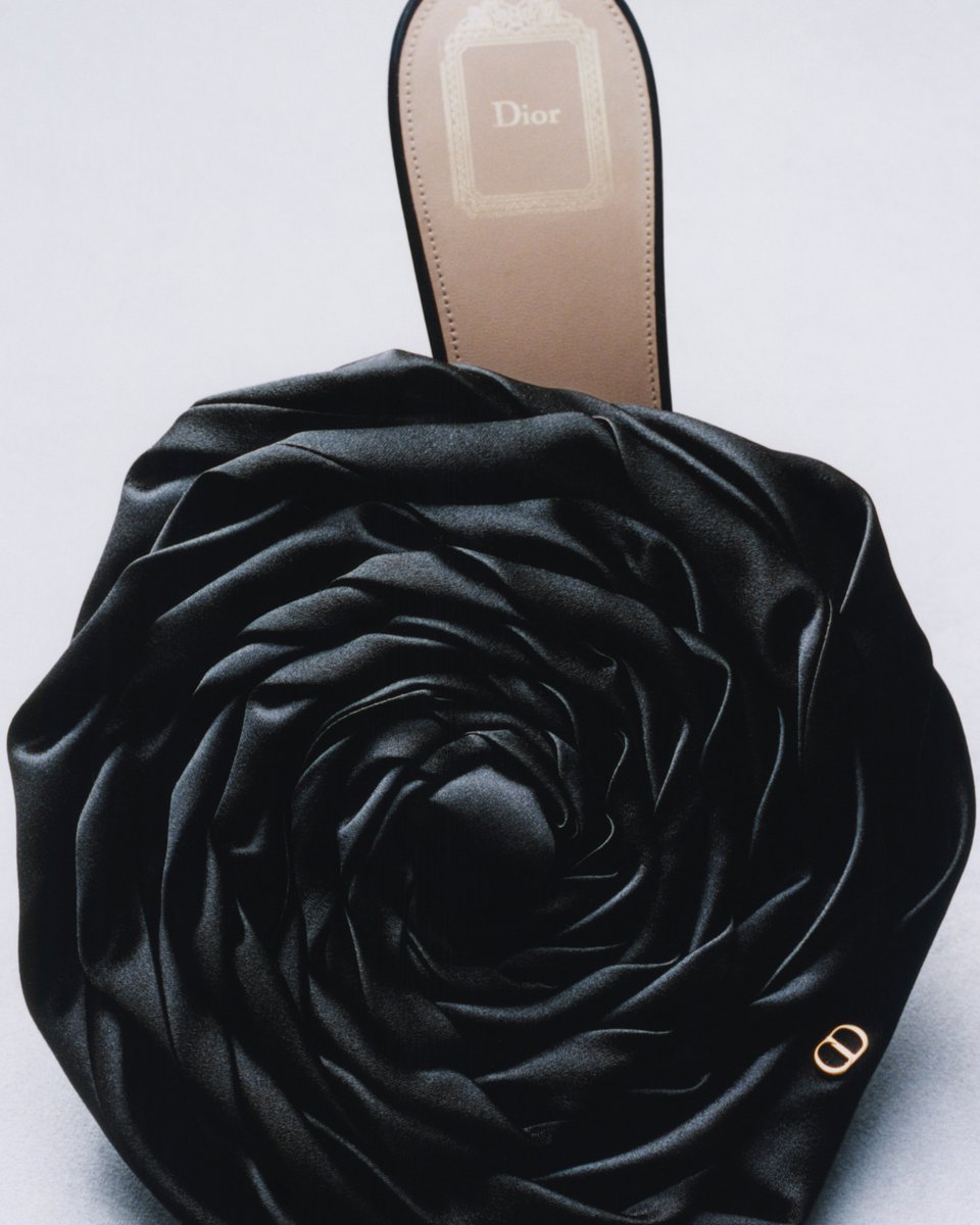 Dior's tweet image. From a limited-edition clutch covered in hand-woven Cannage to mules sprouting a satin rosettes, House codes become exceptional embellishments for Spring-Summer 2026 by Jonathan Anderson

on.dior.com/spring-summer-…

#DiorSS26