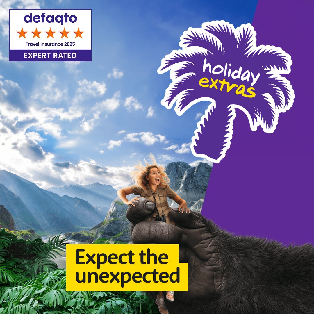 rescuediscounts's tweet image. 🧳 Travel smart, stress less. 

Get 20% OFF travel insurance with Holiday Extras—cover your trip, your gear, and your peace of mind. 

📲 Secure your policy today: tinyurl.com/mr3r65fc

#HolidayExtras #TravelSafe #InsuranceDeals