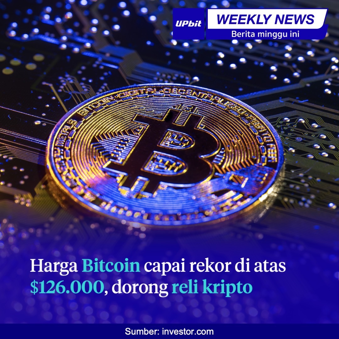 Berikut pilihan berita terkini dari dunia aset digital: Harga Bitcoin capai  rekor di atas $126.000, dorong reli kripto https://t.co/w18kLHomkZ CEO  Opendoor beri sinyal akan menerima Bitcoin sebagai alat bayar pembelian  rumah https://t.co/cVAt2LZrqV