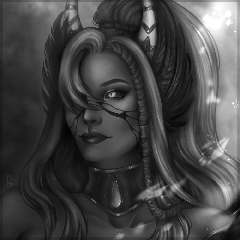Entity_Eve's tweet photo. After getting the completed ref sheet of Andariel's redesign, I decided to do some art of her! https://t.co/vv8hGnGhtW