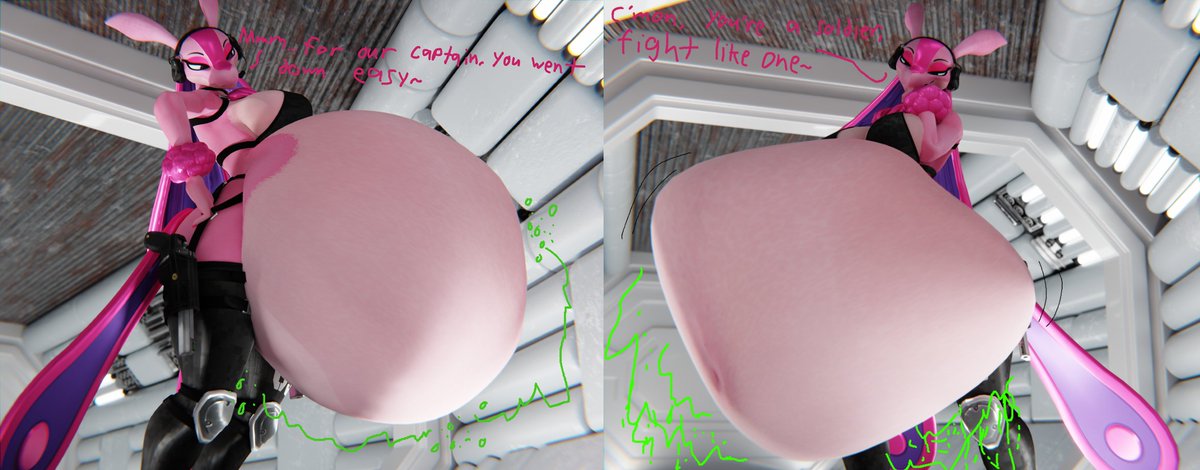 DatVampireBun's tweet photo. She coulda just used her gun dammit >.<
#vore #render #Lovander https://t.co/AUsl2GU7eN