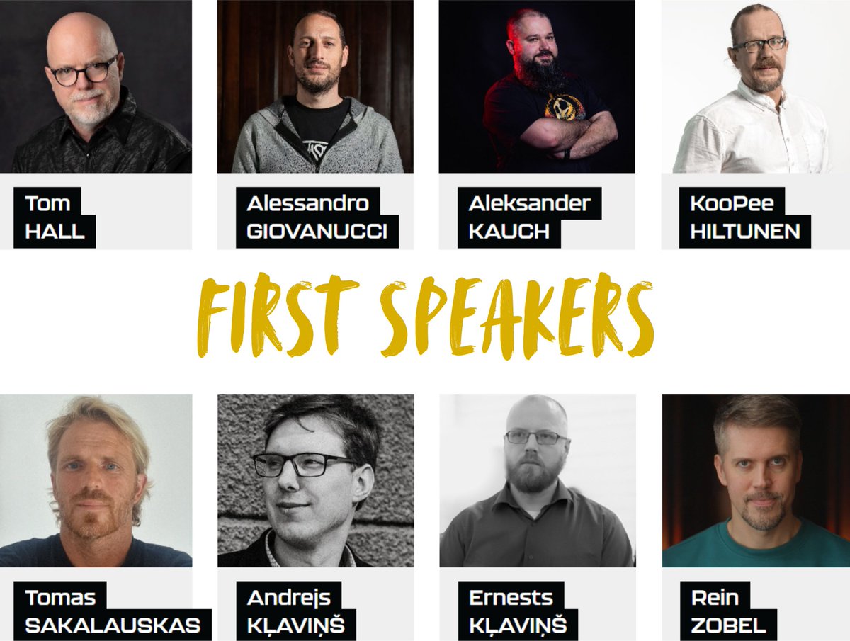 We're pleased to present the first group of speakers for the #GameOn2025 conference. 🎙️
👉 More speakers and full program will be announced in upcoming days and weeks: gameon.lt/lt/programa/ko…