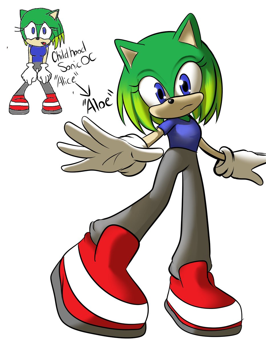 it's come to my attention that Amy's Olympic style looks like my sonic oc from when I was 12 

(A redraw from the beginning of this year)