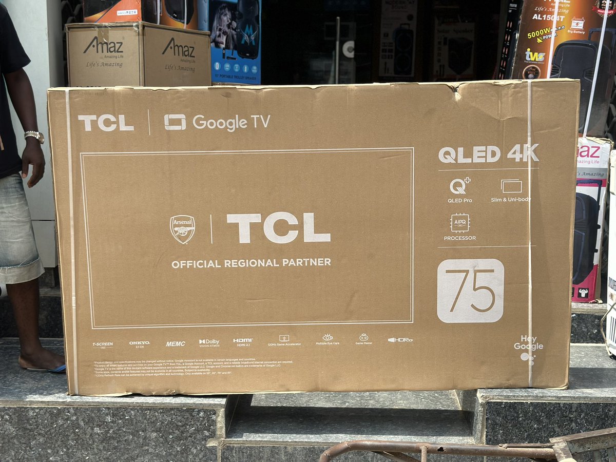 Emeka_Ebube1's tweet image. TCL 75” QLED available!!

09036609101

ALL PRODUCTS ARE ORIGINAL AND COME WITH WARRANTY

#viral #electronics