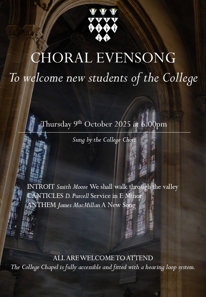 Magdalen College Choir tweet media