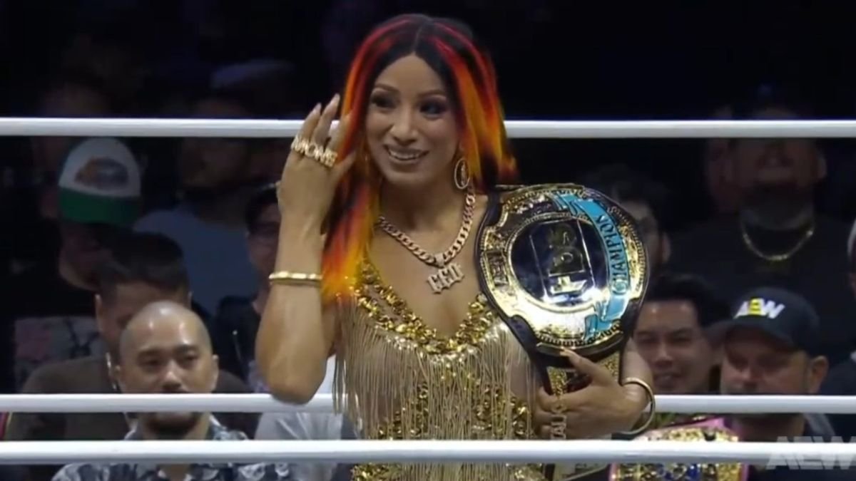 WrestleTalk_TV's tweet image. AEW's Mercedes Mone has now officially reached 500 days as TBS Champion!
She won the gold from Willow Nightingale at the May 26, 2024 Double or Nothing event.