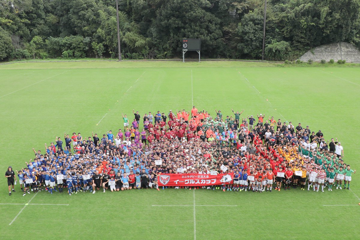 Canon_Eagles's tweet photo. 10/4(土)、5(日)にミニラグビー交流大会「イーグルスカップ2025」を開催しました🏉🦅

「横浜、多摩、町田地域のラグビースクールの交流の場とする」ことを目的とし、計17スクール、約1,100人の子どもたちが参加しました！✨

当日の様子は公式Instagramよりご覧ください♪
https://t.co/R7uMRliJXa https://t.co/k9gPN97KWr