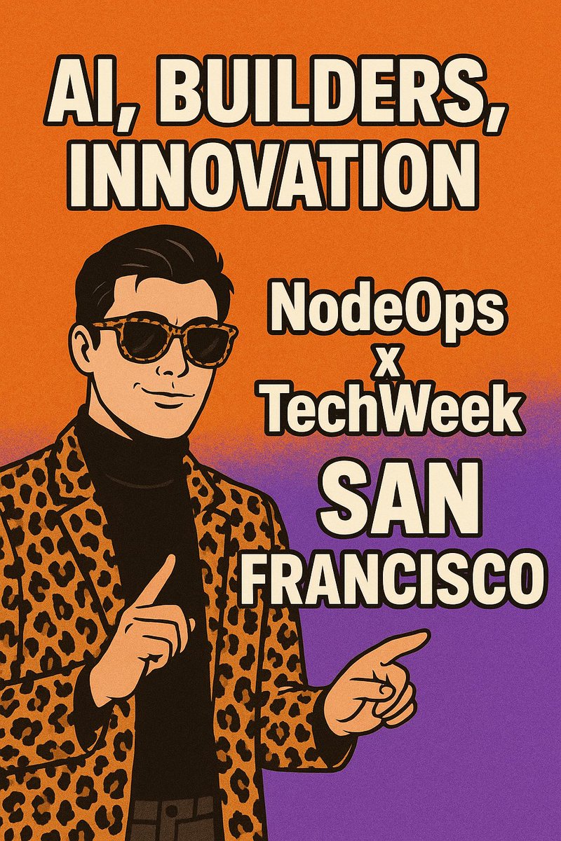lukman4838's tweet image. The #AIxCloud revolution is lighting up San Francisco!

@NodeOpsHQ x @tryjutsu are bringing Autogen IRL to #TechWeekSF live demos, agent building &amp;amp; serious innovation energy!

If you’re in SF, don’t miss it
RSVP 🔗 luma.com/nodeopsjutsu

#NodeOps #Autogen #TechWeek