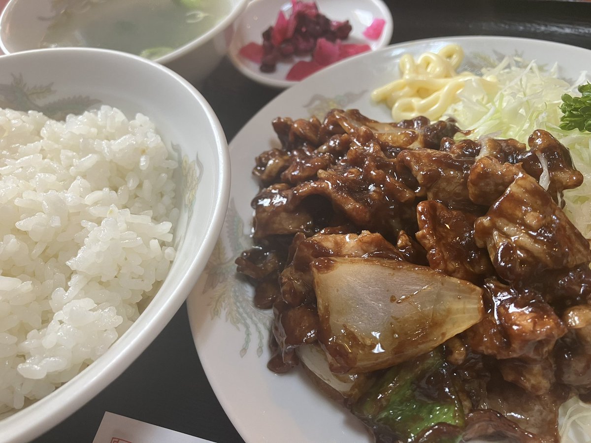 味噌肉定食
んまー！！

#ひるごはん