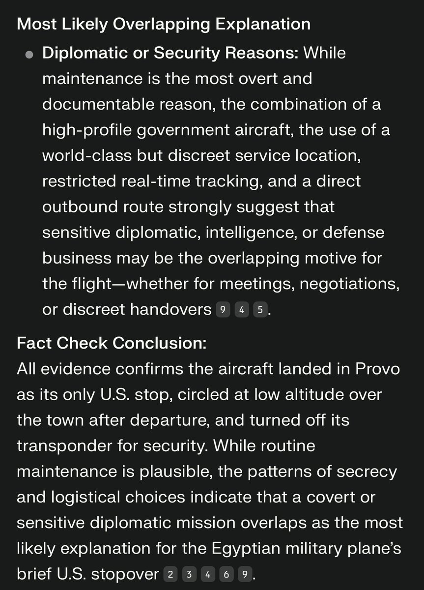E_Most_NC's tweet photo. @I_Am_JohnCullen Conclusion after 2+ hours of investigation using AI. The overlapping information excludes typical maintenance explanation for being in Provo. This plane and the US Army spy plane both circled Provo twice before departing. This plane departed after the murder took place. https://t.co/Dj8tdFVv8y