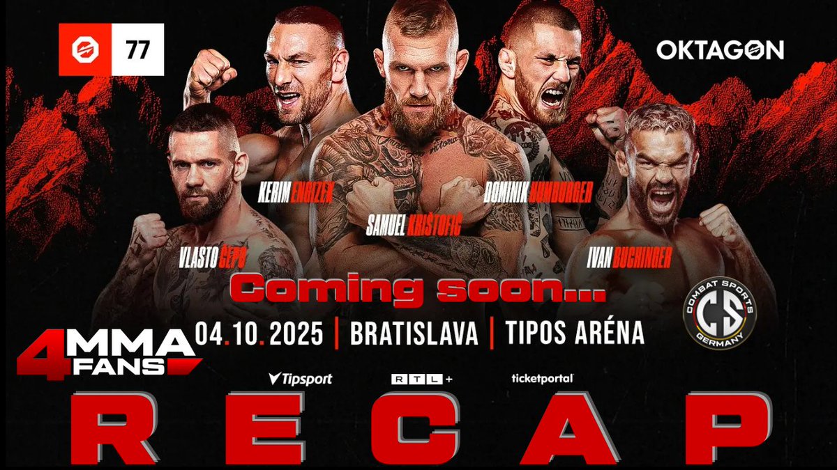 RECAP: Oktagon 77 Bratislava youtu.be/btYsS4efO94?si… via <a href="/YouTube/">YouTube</a>