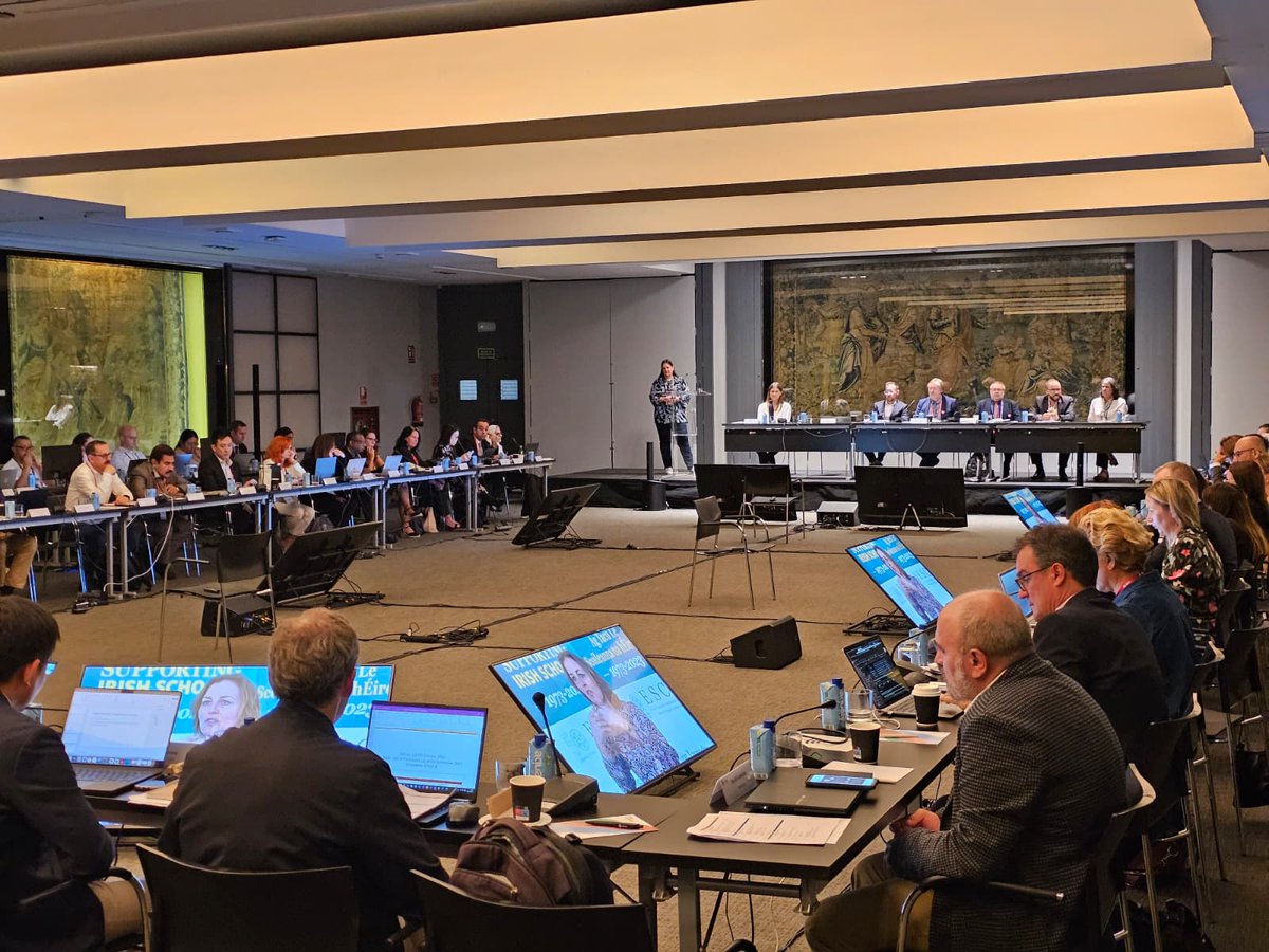 iea_education's tweet photo. 📘Dr. Andrea Netten, Director IEA Amsterdam, updates the 2025 IEA General Assembly about the latest strides IEA has taken in connecting research to educators.

IEA's GA is very supportive of efforts to bring research from large scale assessments to teachers in classrooms.

Check out our teacher materials here: https://t.co/QOqgM60dpP