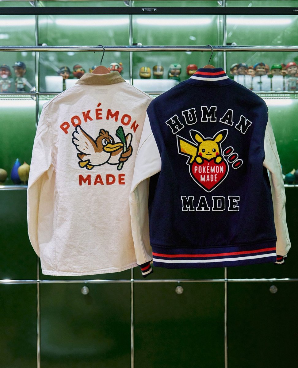 HUMAN MADE x ポケモン コラボレーションアイテムが2025年 10/11 発売