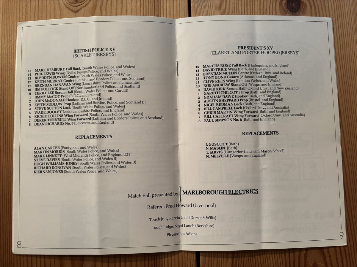 Rugby Memorabilia Society tweet media