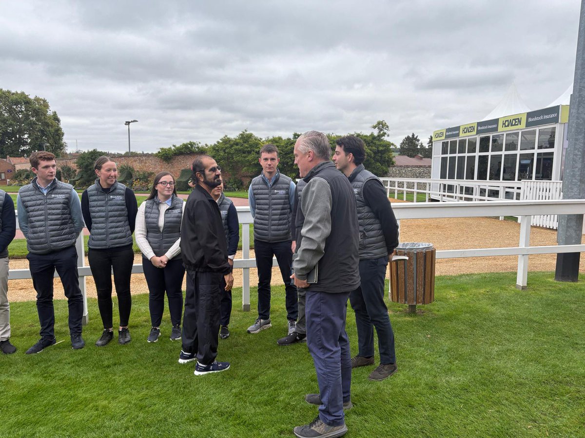 Godolphin Flying Start (@flyingstartnews) on Twitter photo The 2⃣3⃣ rd intake of Godolphin Flying Start trainees had the incredible opportunity to meet <a href="/HHShkMohd/">HH Sheikh Mohammed</a> at the <a href="/Tattersalls1766/">Tattersalls</a> Book 1 Yearling Sale in Newmarket. 💙🐎 #Leadership The 2⃣3⃣ rd intake of Godolphin Flying Start trainees had the incredible opportunity to meet <a href="/HHShkMohd/">HH Sheikh Mohammed</a> at the <a href="/Tattersalls1766/">Tattersalls</a> Book 1 Yearling Sale in Newmarket. 💙🐎 #Leadership