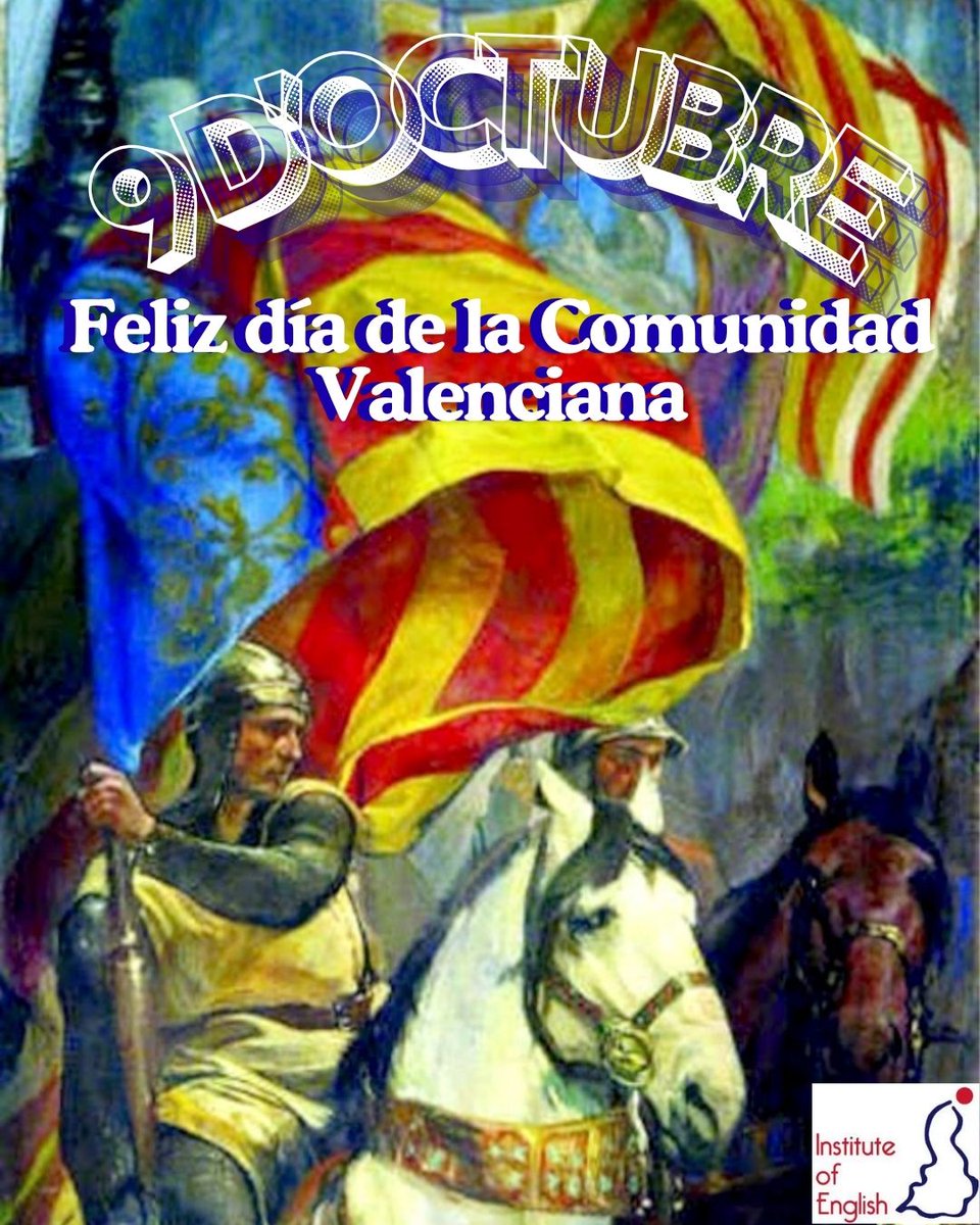Instituteof1's tweet photo. Hoy, 9 de octubre, los valencianos celebramos el día de nuestra comunidad. También es el día de Sant Dionis, festividad de los enamorados en Valencia. Feliz día a todos!
#InstituteOfEnglish #YLEnglish #JuniorsEnglish #AdultsEnglish
 #B1English #B2English #C1English #C2English https://t.co/ccYBf1t2dY