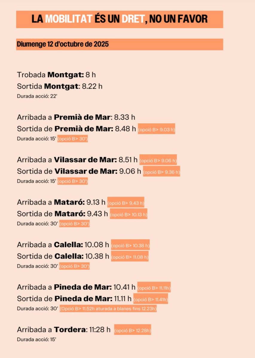 Aquest diumenge ens han convidat <a href="/Esquerra_ERC/">Esquerra Republicana</a> a fer un recorregut per la R1.

Apunta-t’hi! Hem de trepitjar el carrer perquè no ens trepitgin a nosaltres.