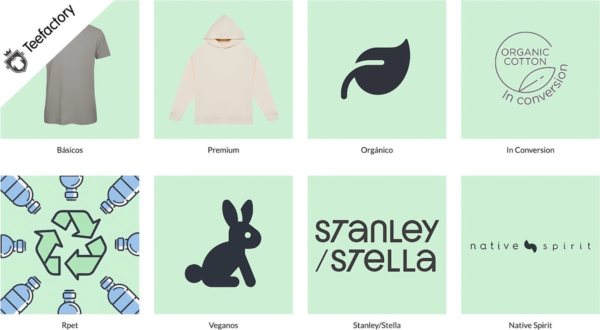 ✏️👕 Prendas ecológicas personalizadas en Teefactory: Marcas, materiales y recomendaciones
#AlgodónOrgánico #RopaEcológica #StanleyStella #NativeSpirit 
👉 Descúbrelas aquí solopiensoencamisetas.com/2025/10/prenda… o en <a href="/teefactoryes/">Teefactory</a>